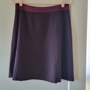 Elegant Black and Purple Women's Skirt